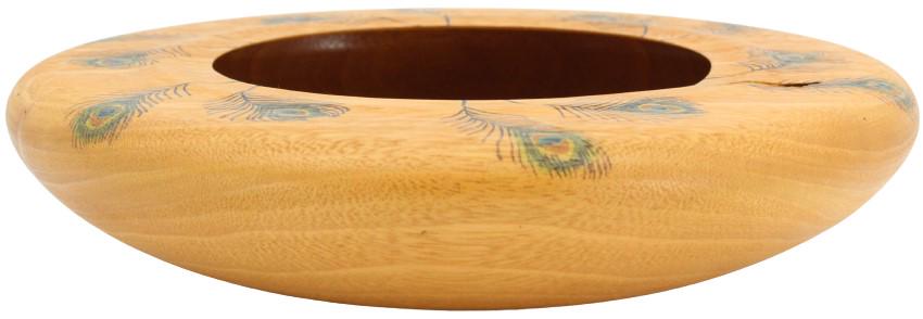 Thomas Whistance Peacock Canary Wood Bowl (1 of 19)