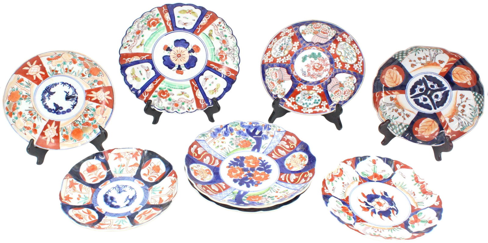 Early 20C Group of 8 Imari Chargers 1 As Is (1 of 20)