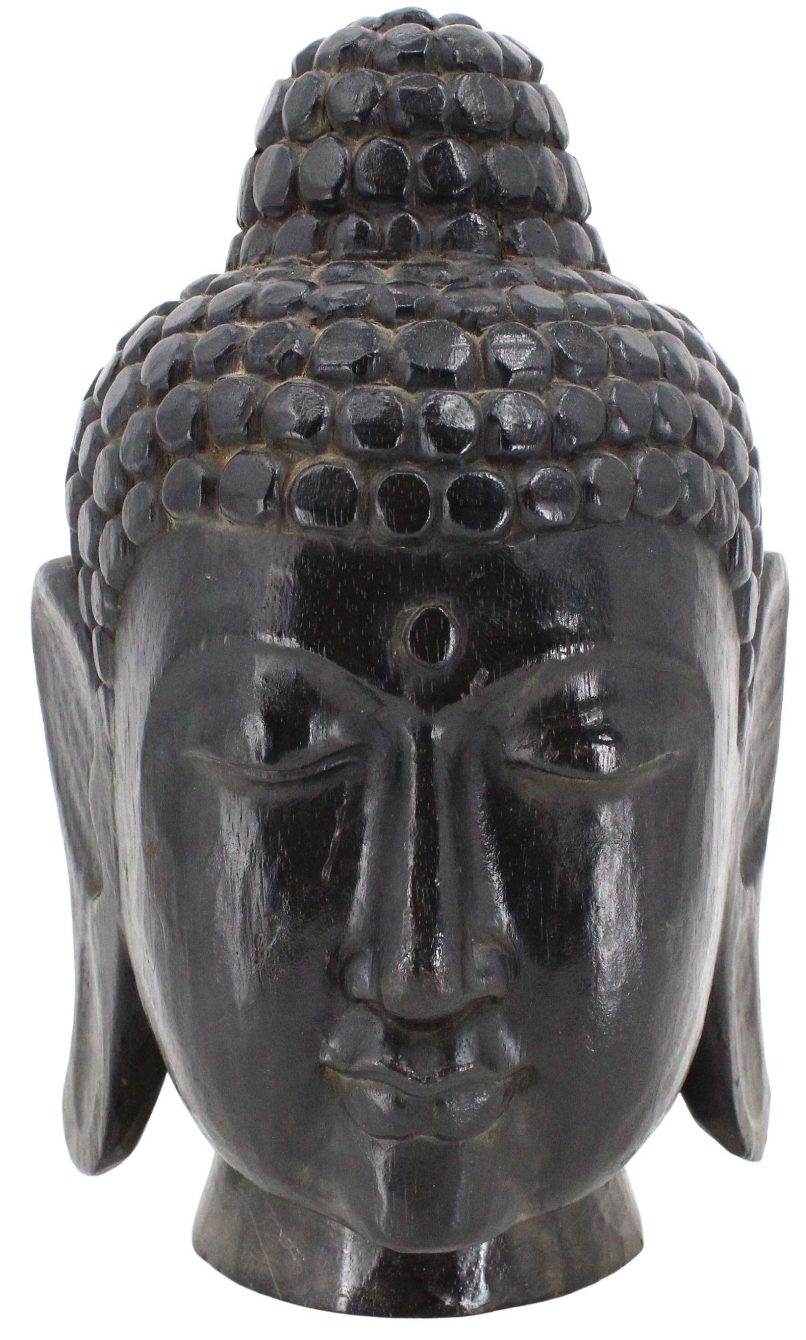 20th Century Carved Thai Buddha Head (1 of 15)