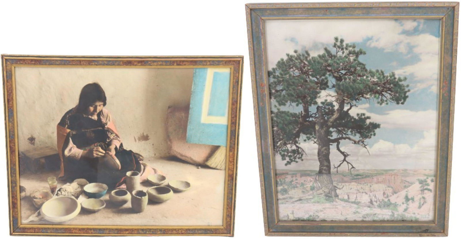 H.S. Bell, Two Old Hand Tinted Photos (1 of 20)