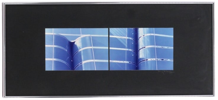 Barry Brukoff (1935-2023) American, 1988 Photo: Barry Brukoff (1935-2023) American, 1988 Photograph. Titled 'Kyoto Blue Diptich'. Signed and numbered 2/100. Brukoff studied painting, sculptur and design at the Chicago Art Institute. In 1970 he bega