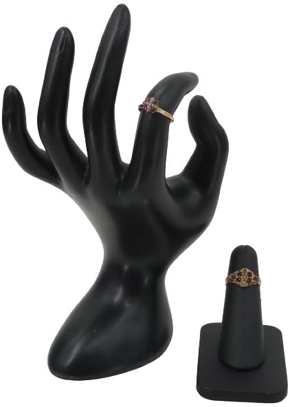 (2) 10 K. Ruby/ Pearl Rings (1 of 20)