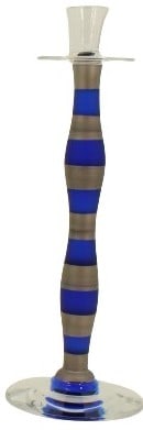 Orrefors Anne Nilsson Candlestick: Orrefors Anne Nilsson Candlestick. Signed on base. Size: 4 1/2 x 12 1/2 in. #1138