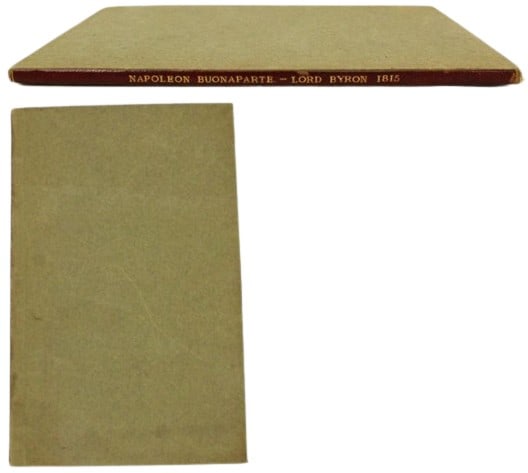 Ode To Napoleon Buonaparte, Lord Byron, Murray: This book is titled "Ode To Napoleon Buonaparte", written by Lord Byron and published by John Murray in London in 1815, and it's the Eleventh edition of this historically based poetry. The book focuse