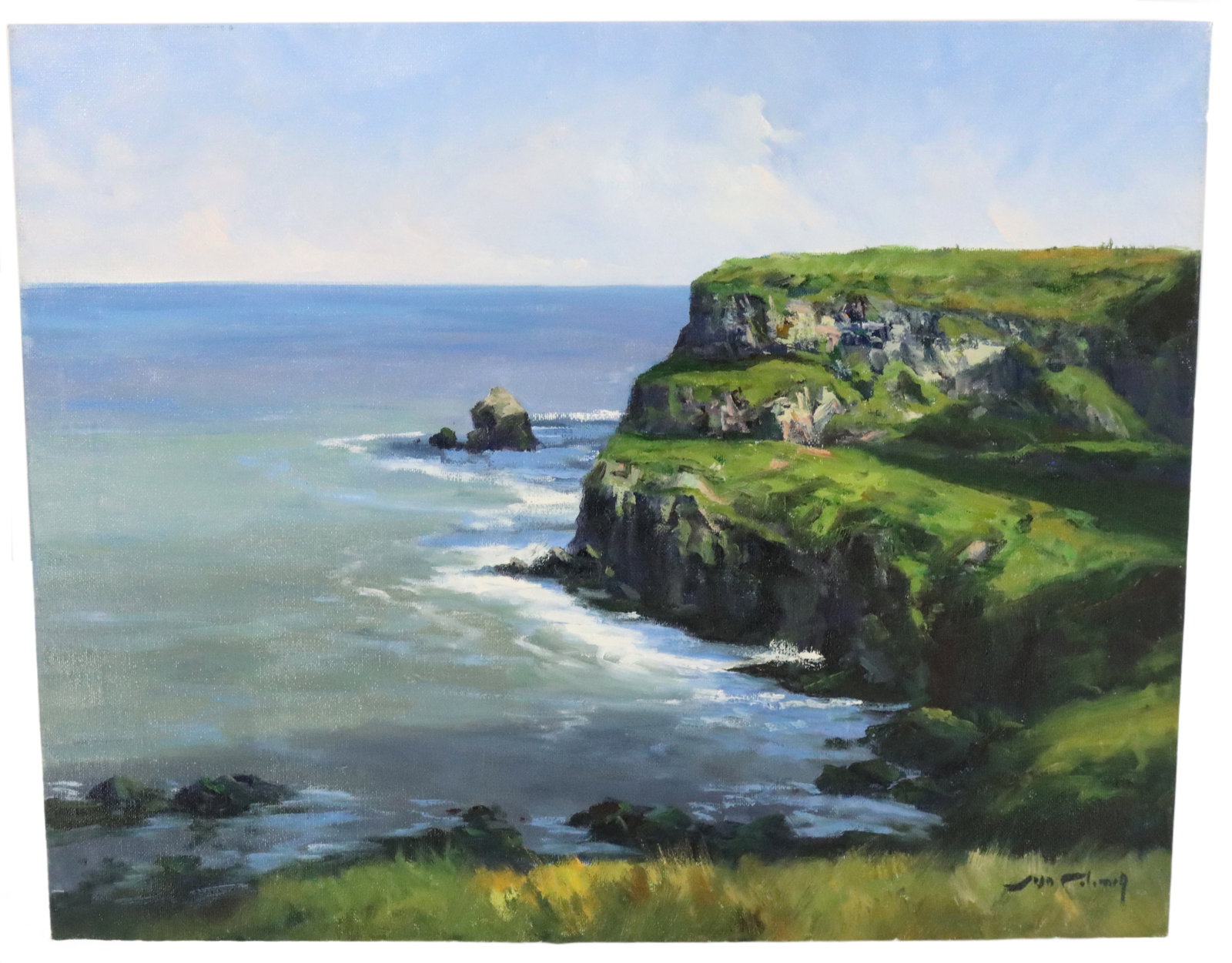Joan Colomer " Summer Coast Oil on Canvas (1 of 10)