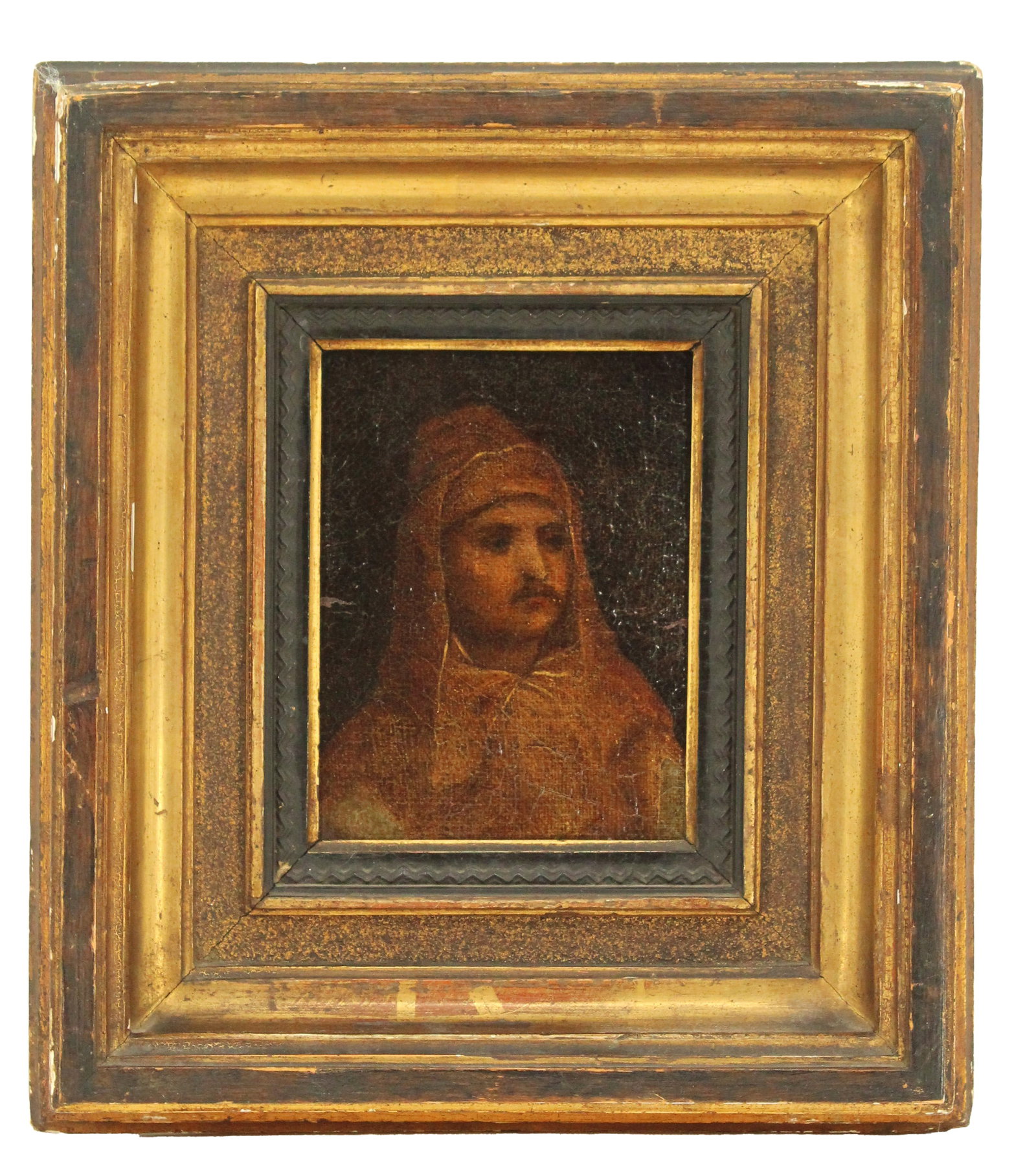 18C O/B Figural Old Master In Antique Gilt Frame (1 of 10)