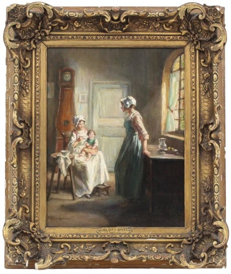 Pauline Vallayer Moutet (19th C) French, O/C (1 of 17)