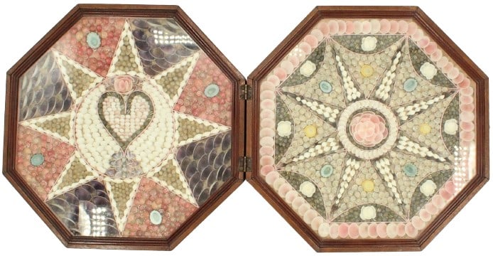 Sailors Valentine / Sun & Star Design Polished Box (1 of 18)