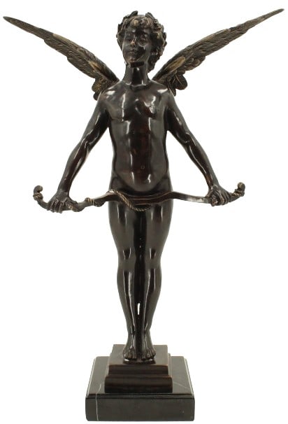 Classical Bronze Angel Sculpture 21" (1 of 20)