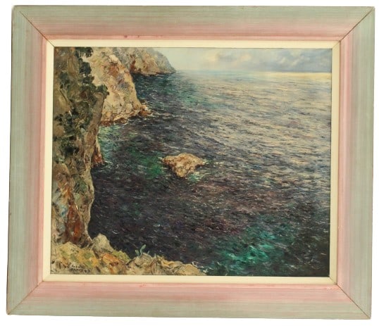 Matteo Sarno (1894-1957) Italian, Oil Painting (1 of 12)