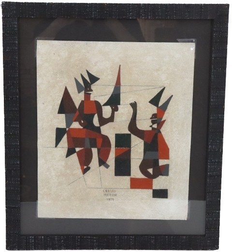 Carlos Merida (1891-1984) Guatemalan, Acr/Paper (1 of 14)