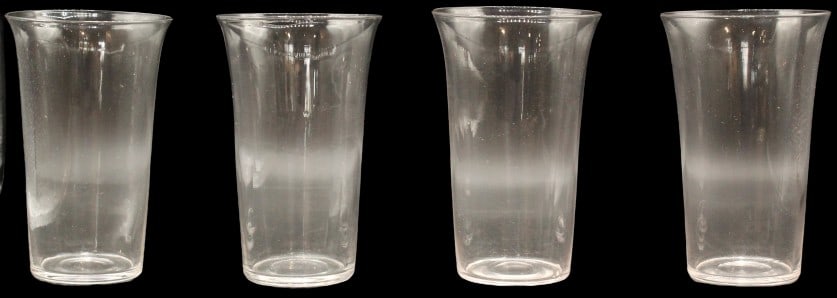 Set of Four Marked Steuben Water Glasses (1 of 13)