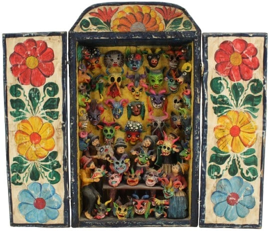 Nicario Jimenez (1957) Vintage Peruvian Retablos (1 of 19)