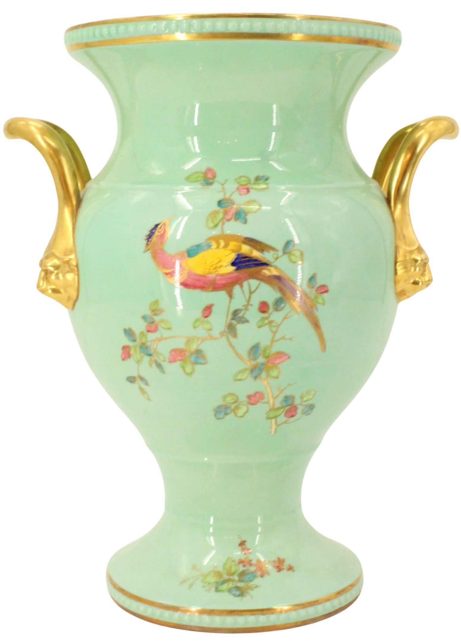 Copeland Spode Finely Enameled Bird Vase (1 of 17)