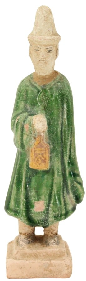 Ming Green Glazed Earthenware Attendant (1 of 18)