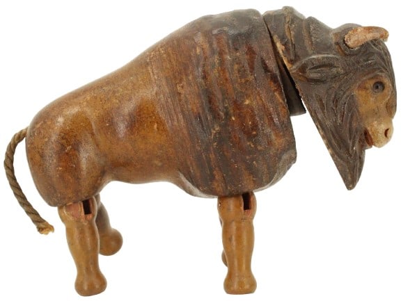 Antique Schoenhut Glass Eyed Buffalo (1 of 7)