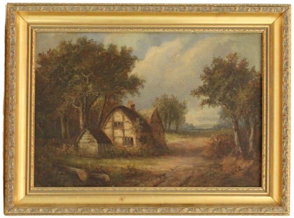Joseph Thors (1835-1900) Dutch, Oil/Panel (1 of 12)