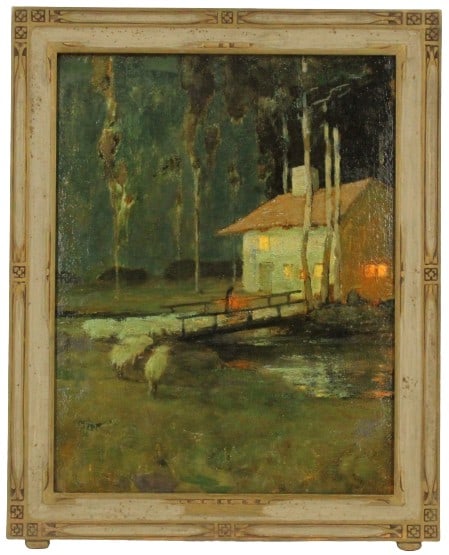 Karl Schmidt (1890-1962) American, Oil on Board (1 of 8)