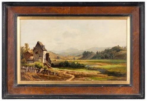 Edmund Darch Lewis (1835-1910) American, O/C (1 of 7)