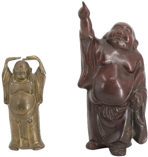 Bronze Hotei and Brass Laughing Buddha (1 of 16)