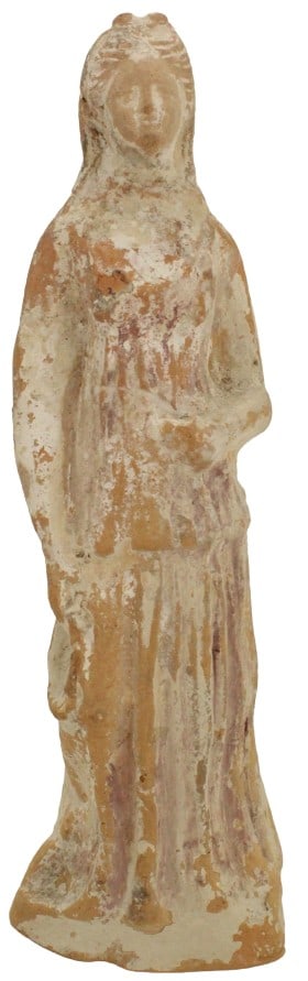 C. 3rd Century B.C. Greek Ceramic Tanagra Figurine (1 of 16)