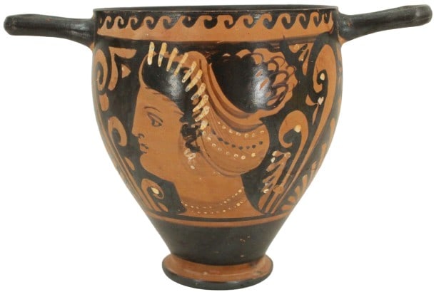 4th Century B.C. Greek Apulian Painted Skyphos (1 of 16)