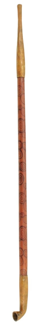 Early Chinese Carved Opium Pipe Unused (1 of 13)