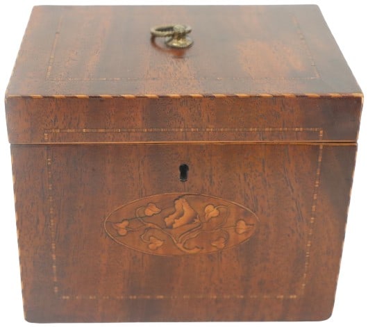 Antique Compartmental Tea Caddy (1 of 19)