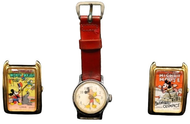 (3) Mickey Mouse Collectable Wrist Watch Faces (1 of 19)