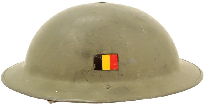 Belgian WWI/WWII Infantry Helmet (1 of 12)