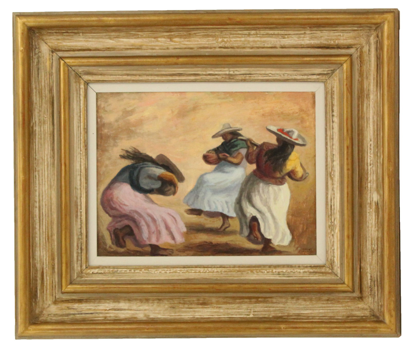 Jose Chavez Morado (1909-2002) Mexican, Oil on Canvas (1 of 9)