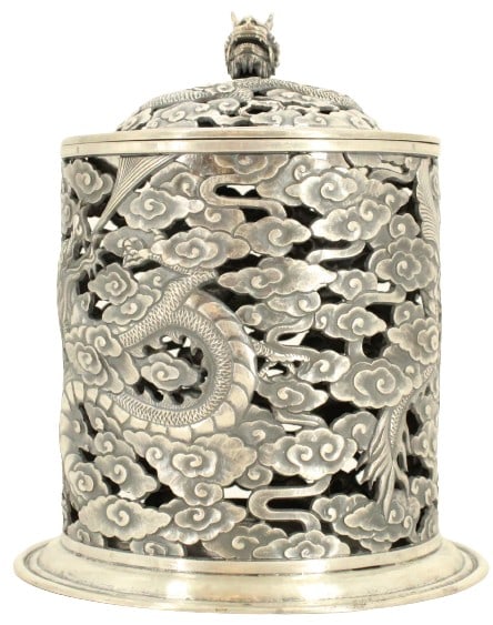 Chinese Export Silver Container - 24.57 ozt. (1 of 16)