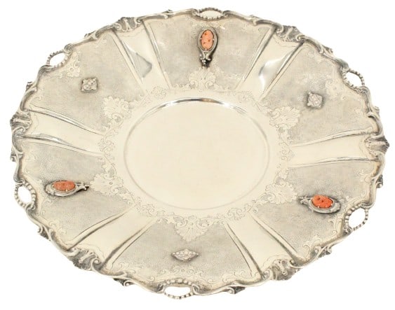 Silver & Coral Plate (1 of 16)