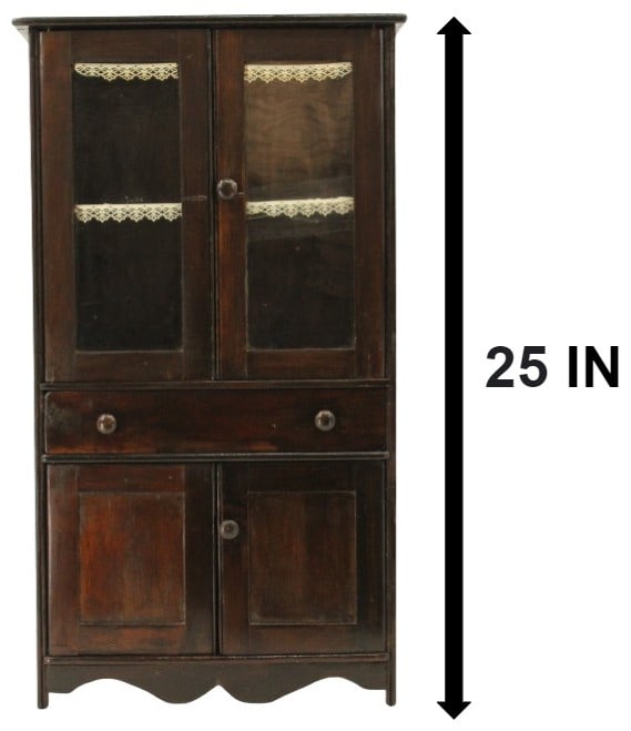 Diminutive Two-Door Cupboard Salesman Sample (1 of 20)