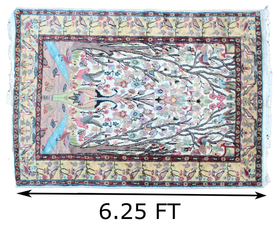 20th Century Persian Style Figural Oriental Rug (1 of 12)