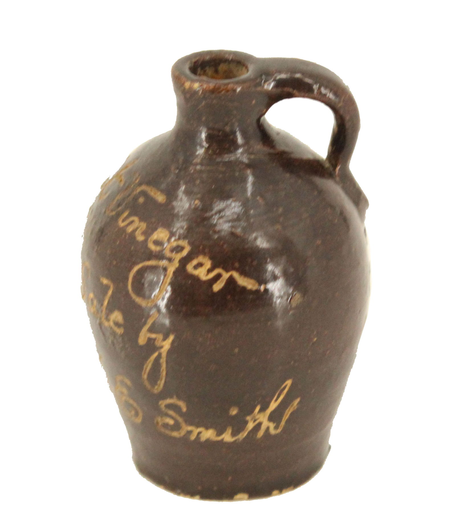 Miniature Stoneware Advertising Jug (1 of 11)