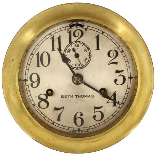 Seth Thomas Ship's Bell Marine Clock (1 of 16)