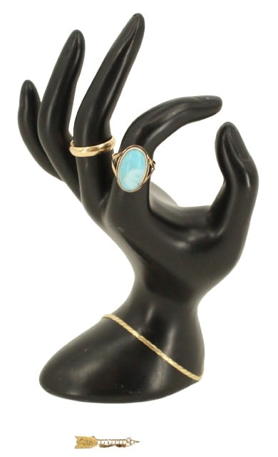 (4) 10k Pin, 14k Bracelet, Rings (1 of 19)