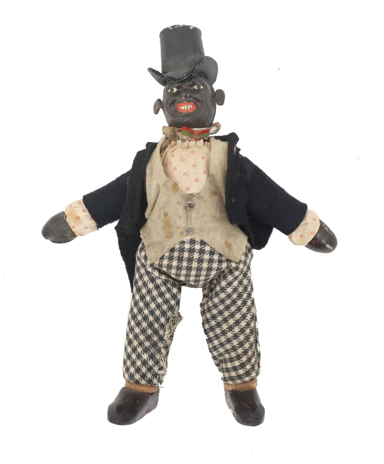 Schoenhut Circus Black Dude, Wood Carved (1 of 14)