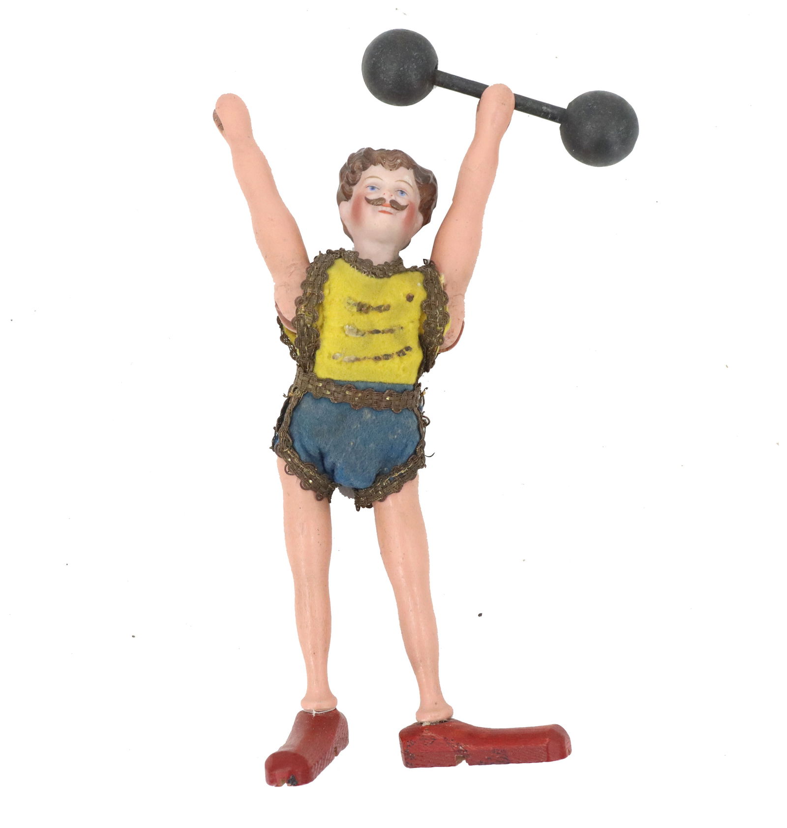 Schoenhut Circus Weightlifter with Bisque Head (1 of 13)