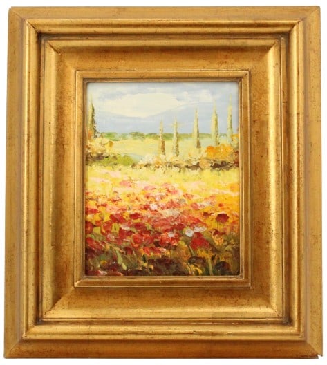 Impressionist O/C Tuscan Fields Landscape (1 of 8)