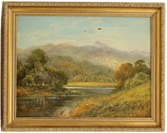 Charles Leader (1868-1940) British, Oil on Canvas As Is (1 of 9)