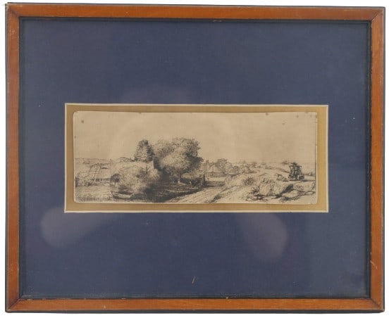 Attr Rembrandt (1606-1669) Dutch, Drypoint Etching (1 of 9)