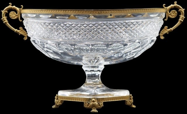 20th Century French Bronze & Glass Centerpiece (1 of 14)