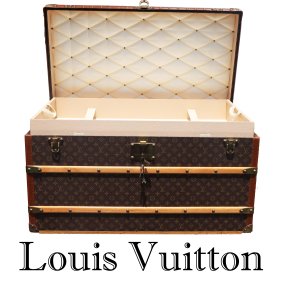 Louis Vuitton Monogram Malle Courrier Lozine Trunk