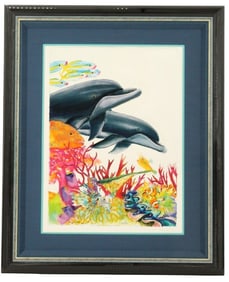 Wyland & Tracy Taylor Dolphins Lithograph