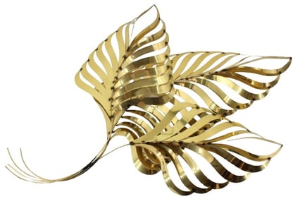 Curtis Jere (1910-2008) American, Brass Wall Sculpture