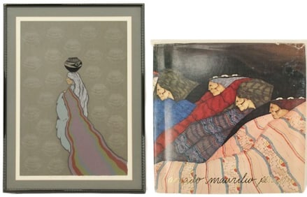 Amado Pena (b. 1943) After Maria Portadora Serigraph & Book