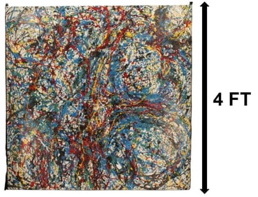 Aouail Mihoub (B 1976) Algerian, Oil on Canvas