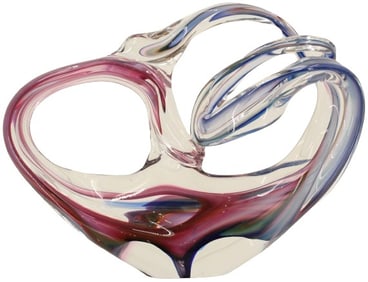David Goldhagen (American, 21st Century) Freeform Art Glass Swirl